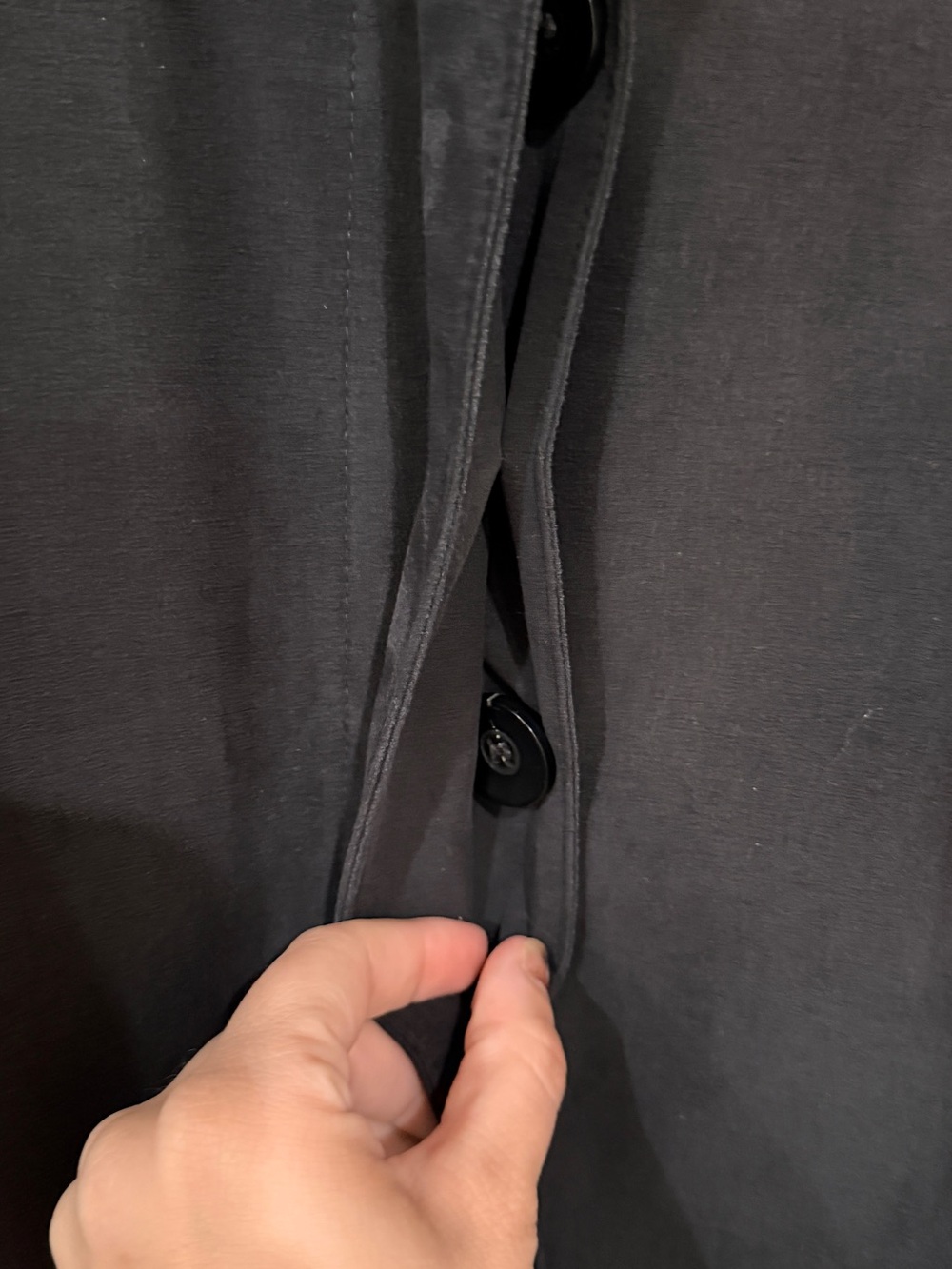 London Fog Women's Dark Gray Trench Coat - Picture 3 of 9